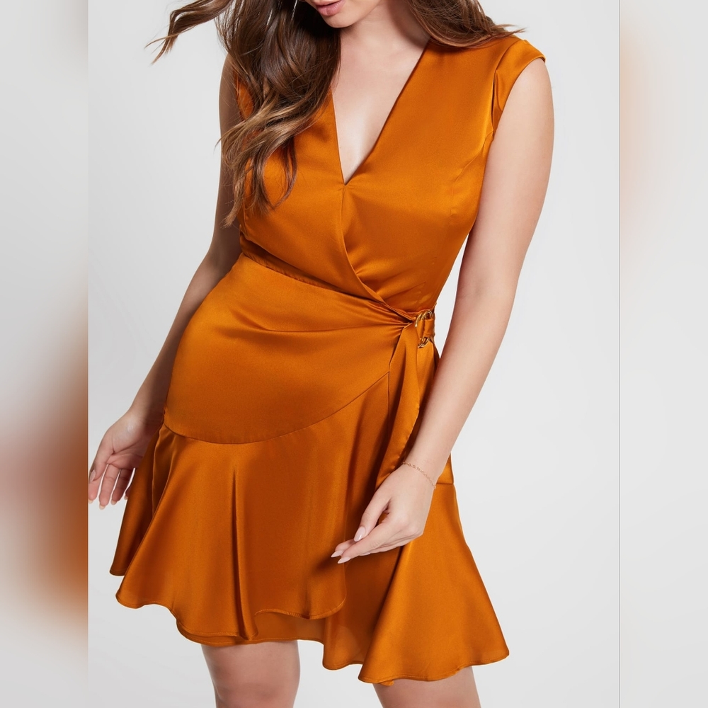 Guss Eco Marlene Satin Dress